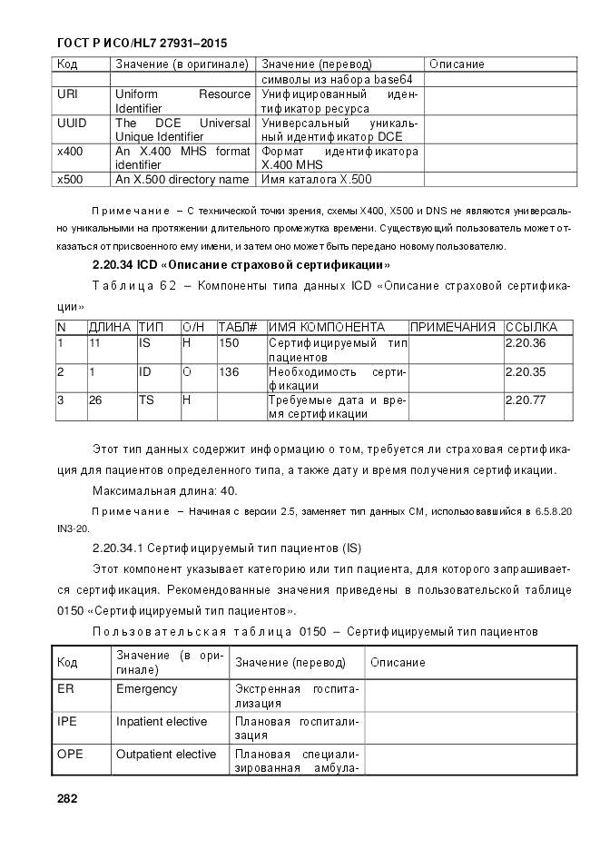 ГОСТ Р ИСО/HL 7 27931-2015, страница 289